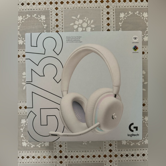 Logitech G735 Wireless Gaming Headset - White Mist - Picture 1 of 6